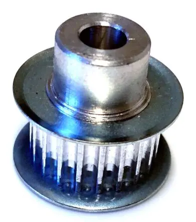 Produktfoto 1 von RS PRO Aluminium Zahnriemenscheibe 15 mm, 72 Zähne / Teilung 3 mm, Bohrung 8 mm