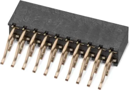 Wurth Elektronik WR-PHD Leiterplattenbuchse Abgewinkelt Oberfläche 10-polig / 2-reihig, Raster 2 mm Lot