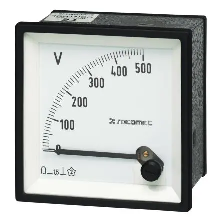 Produktfoto 1 von Socomec 192 g Analoges Voltmeter DC, 48 mm, 48 mm, 34.5 mm
