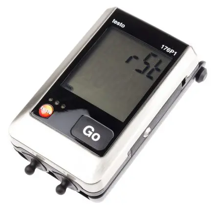 Produktfoto 1 von Testo 176-P1 Temperatur und Luftfeuchtigkeit Temperatur, Druck, Luftfeuchtigkeit Datenprotokolliergerät, USB, -20 °C