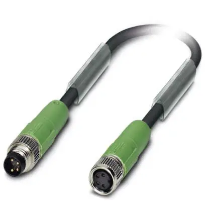 Produktfoto 1 von Phoenix Contact SAC-4P, 5-polig Sensor-Betätigungselementkabel, M8, Gerade Stecker 5 / M8 Buchse, Länge 300 mm