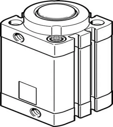Produktfoto 1 von Festo Serie DFSP-40-30-DS-PA Pneumatikzylinder, Kolben-Ø 40 mm, bis 10 bar