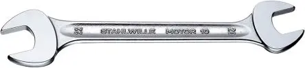 Produktfoto 1 von STAHLWILLE Doppelgabelschlüssel Chrom Stahl Höhensicher, Länge 220mm