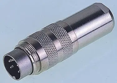Produktfoto 1 von binder 423 18 mm M16 Rundsteckverbinder Buchse 5-polig Stecker 6A Kabel IP67