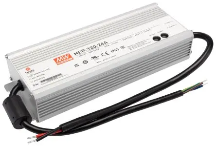 Produktfoto 1 von MEAN WELL HEP-320 Schaltnetzteil 1-Ausg. 24V dc 320 W, Chassis 431 V dc, 305V ac 13.34A