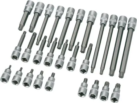 SAM 1/2 in 1/2 in Innensechsrund Schraubbit, Innensechsrund Metall, 140 mm