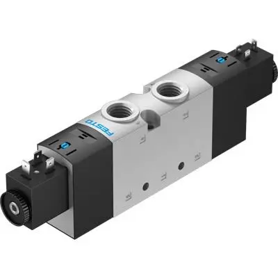 Festo 5/3 druckfrei VUVS-L25-P53E-MZD-G14-F8-1B2 Pneumatisches Magnetventil G, Elektrisch-betätigt 24V