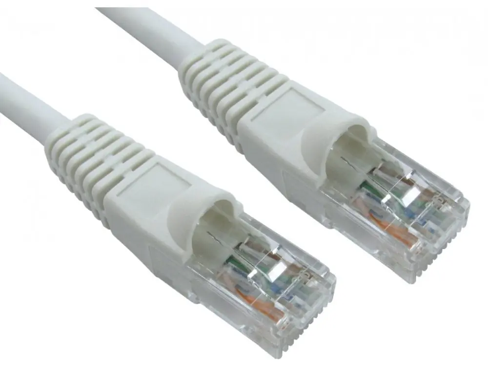 Produktfoto 1 von RS PRO Kat. 6 Ethernet-Kabel, Weiß UTP Stecker, A RJ45 Stecker, B RJ45, Raucharm halogenfrei