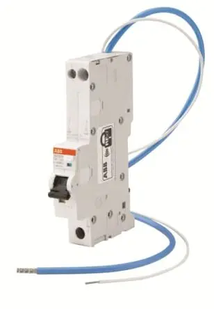 Produktfoto 1 von ABB DSE201 FI/LS-Schalter (RCBO) 16A, 1-polig Typ B, Empfindlichkeit 10 mA