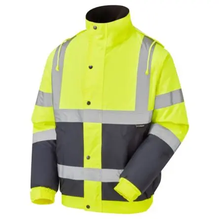 Produktfoto 1 von Supertouch 3554 Unisex Gut sichtbar Bomberjacke 300D Oxford-Polyurethan-Gewebe Gelb, Größe M