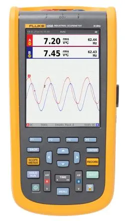 Produktfoto 1 von Fluke 120B Digital Tragbar Oszilloskop 40 MHz 2-Kanal