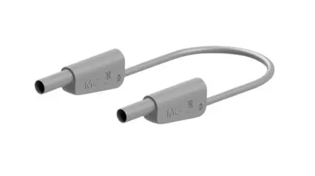 Produktfoto 1 von Staubli Messleitung 32A Stecker / Stecker, Grau Polyvinylchlorid-isoliert 50 cm, 1000V, 600 V