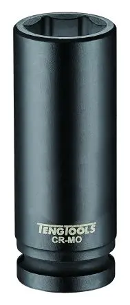 Produktfoto 1 von Teng Tools 1/2 in, 35 mm Tiefschlag-Stecknuss Tiefschlag-Stecknuss Chrom-Molybdän, 80 mm