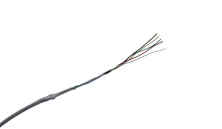 Produktfoto 1 von MICROWIRES TES-2619 Netzkabel, 5-adrig Weiß /Ø 3.26 mm Außen-ø , 50 m 125 °C, 600V, Thermoplastisches Elastomer