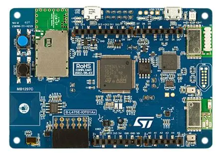 Produktfoto 1 von STMicroelectronics Discovery Node A1 Entwicklungstool Kommunikation und Drahtlos STM32L475VG Entwicklungskit Bluetooth,