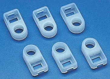 Produktfoto 1 von HellermannTyton FH Befestigungssockel, Nylon 6.6 Natur 22.2 mm x 4.6 mm Kabelbinder x 11.3mm für 7.1 mm