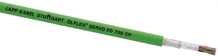 Produktfoto 1 von Lapp CY Steuerkabel, 12-adrig 0.22mm² 24 AWG Litze, 50 m Grün Geschirmt, Polyurethan