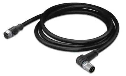 WAGO 756, 4-polig Steuerleitung, M12, Gerade Buchse 4 / M12-Stecker Stecker, Länge 1 m