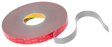 Produktfoto 1 von 3M GPH-160GF VHB Acrylschaum Schaumstoff Klebeband doppelseitig, Grau, Stärke 1.6 mm, 19mm x 33 m, 34N/cm