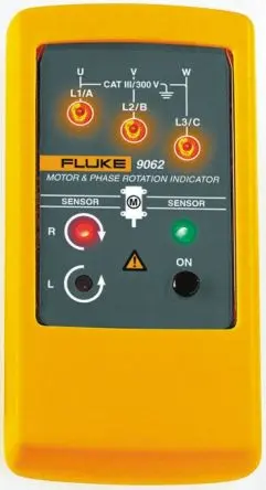 Produktfoto 1 von Fluke 9062, LED Drehfeldrichtungsanzeiger 2 Hz, 400V ac mit Prüfspitze