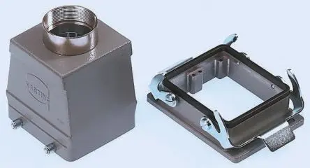 Produktfoto 1 von HARTING Han B Kappe für robusten Stromversorgungsstecker Doppelter Hebel 2 32B Haube, IP65