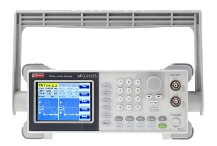 Produktfoto 1 von RS PRO AFG21225 Funktionsgenerator Zähler Variable Wobbelfuntion 1 μHz → 25 MHz 2-Kanal Digitalfrequenz FM Modulation