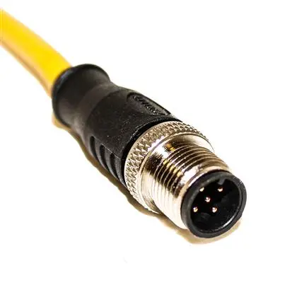 Produktfoto 1 von Mueller Electric C5-A06, 5-polig Sensor-Betätigungselementkabel, M12 Stecker / Nicht abgeschlossen, Länge 5 m