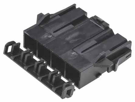 Produktfoto 1 von Molex Mini-Fit Sr Stecker Steckverbindergehäuse 10 mm, 4-polig / 1-reihig Gerade, Panel für Sr.-Stecker Mini-Fit