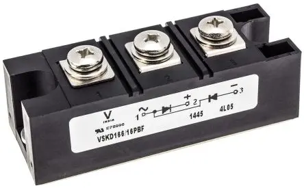 Vishay VSX Panel Diode Recovery Gleichrichter Serie, 1600 V / 165 A, 3-Pin INT-A-pak
