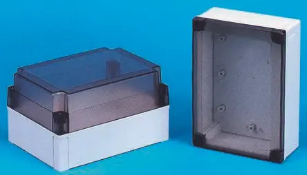 Produktfoto 1 von Fibox MNX; Gehäuse; Polycarbonat; Grau IP67, IP66 Breite 130 mm Höhe 35 mm Länge 130 mm