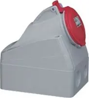 Produktfoto 1 von Legrand P17 Tempra Pro Leistungssteckverbinder Rot, 415V 3P+N+PE / 32A, Wand IP44
