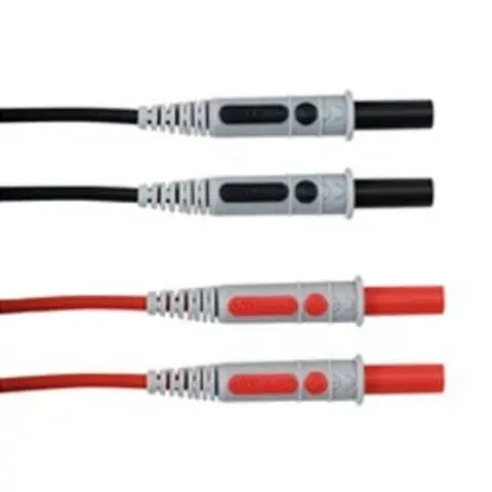 Produktfoto 1 von Chauvin Arnoux Messleitungssatz mit Stecker, Kit mit isolierten Messleitungen CAT IV 15A