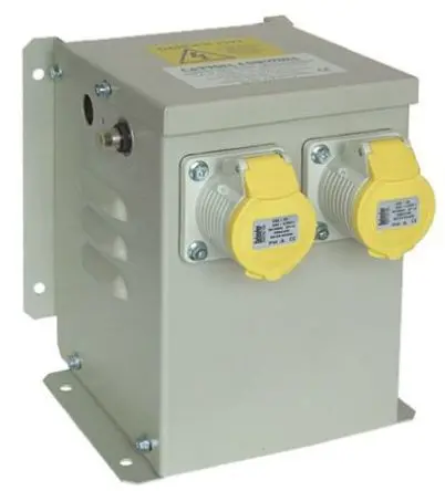 Produktfoto 1 von Carroll & Meynell CM1500WM2 Baustellentransformator 750 VA, Primär 230 V ac / Sekundär 110 V ac, 8.18 A Festanschluss