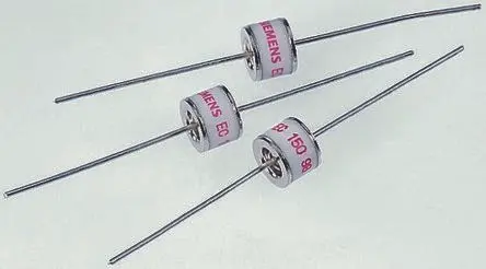 Produktfoto 1 von TDK EHV Gasentladungsröhre, 2-Elektroden Ableiter, 10 kA, 75 V dc, Impuls 700V, 90 °C, Axial