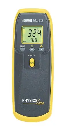 Produktfoto 1 von Chauvin Arnoux CA 876 Infrarot Thermometer, -40 °C 10:1, bis 1350 °C, ±1°C, F, °C, Fahrenheit, ISO-kalibriert