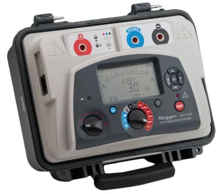 Produktfoto 1 von Megger MIT1525 Isolationsprüfer 1000 V, 3mA, 15000 V Isolationsprüfer 30 TΩ CAT IV