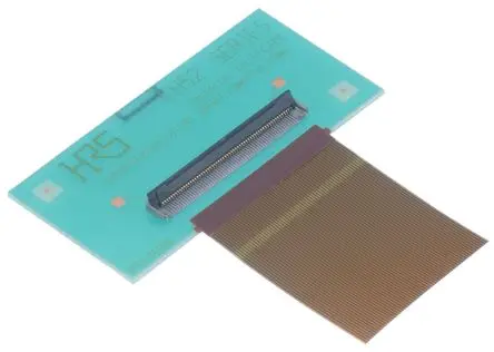 Produktfoto 1 von Hirose FH52 ZIF, Oberfläche Gerade FPC-Steckverbinder, 50-polig Buchse / 1-reihig, Raster 0.5 mm, Lot