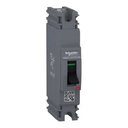 Produktfoto 1 von Schneider Electric EasyPact EZC250H, Kompaktschutzschalter 1-polig, 15A Feststehend / Abschaltvermögen 25 kA 415V ac 125