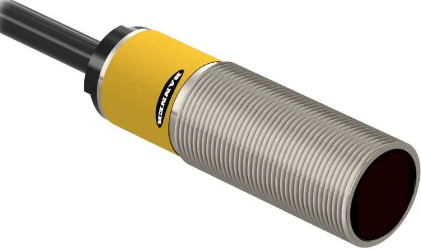 Produktfoto 1 von Banner zylindrisch Optischer Sensor, Emitter, Bereich 20000 mm, Anschlusskabel