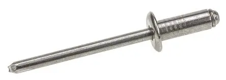 Produktfoto 1 von POP Blende Niet, Ø 4 mm x 10.5 mm, Aluminium, 4.2 mm aus Stahl