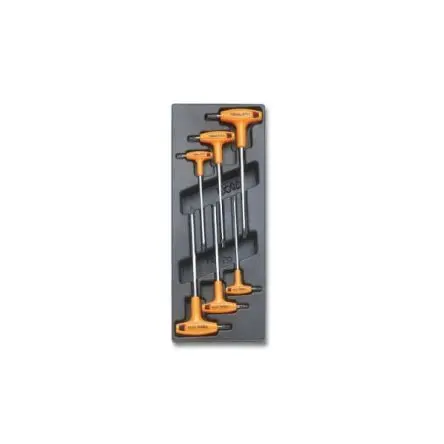 Produktfoto 1 von BETA TORX®-Schlüsselsatz T Lang, CrV-Stahl 6, T10, T15, T20, T25, T27, T30