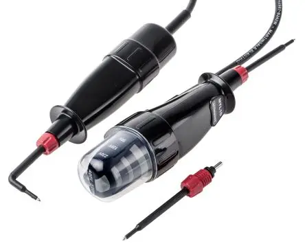 John Drummond DRUMTL10 LED Spannungsprüfer, 500V ac/dc max. Netz CAT IV, CAT III, DKD/DAkkS-kalibriert
