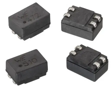 Produktfoto 1 von Wurth Elektronik WE-SL2 Drosselspule mit Abschirmung, 4.7 mH 500 mA AEC-Q200 mit Ferrit-Kern ±50 % Doppelt 9.2 mm, 100