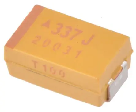 Produktfoto 1 von KYOCERA AVX TPS Tantal-Elektrolytkondensator, MnO2, 330 μF, 6.3V dc, Oberfläche, -10 %, Gehäuse 7343-31, 125 °C