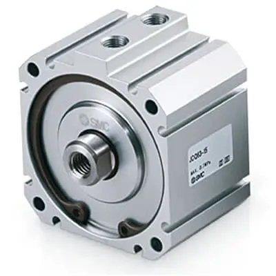 Produktfoto 1 von SMC JCQ JCDQ40-20 Pneumatik-Kompaktzylinder 20 mm Doppeltwirkend, Bohrung Ø 40 mm, bis 0.7 Mpa