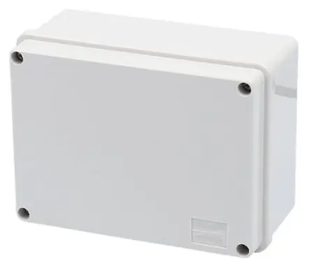 Produktfoto 1 von RS PRO TB-AG; Universalgehäuse; ABS; Grau IP55 Breite 230 mm Höhe 125 mm Länge 310 mm