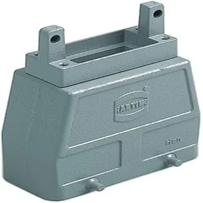 Produktfoto 1 von HARTING Han B Haube Doppelter Hebel 2, Kabel 16B Haube, IP65