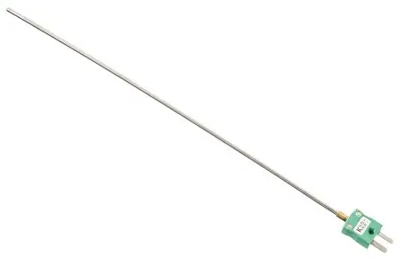 Produktfoto 1 von RS PRO Edelstahl Mineralisoliertes Thermoelement Typ K, Ø 3 mm x 250 mm -40 °C → 1100 °C, ISO-kalibriert