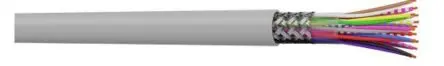 AXINDUS CY Multipair-Datenkabel, 4-adrig 0.5mm² 20 AWG Grau Geschirmt, Halogenfreier Verbundstoff