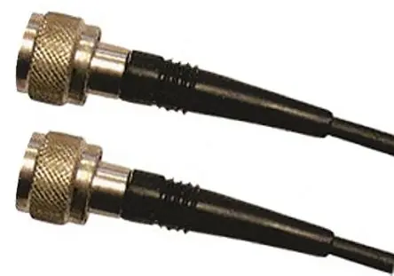 Produktfoto 1 von Radiall Cable Assembly Koaxialkabel Stecker, 50 Ω Stecker, 500 mm, Typ N / Typ N, Schwarz